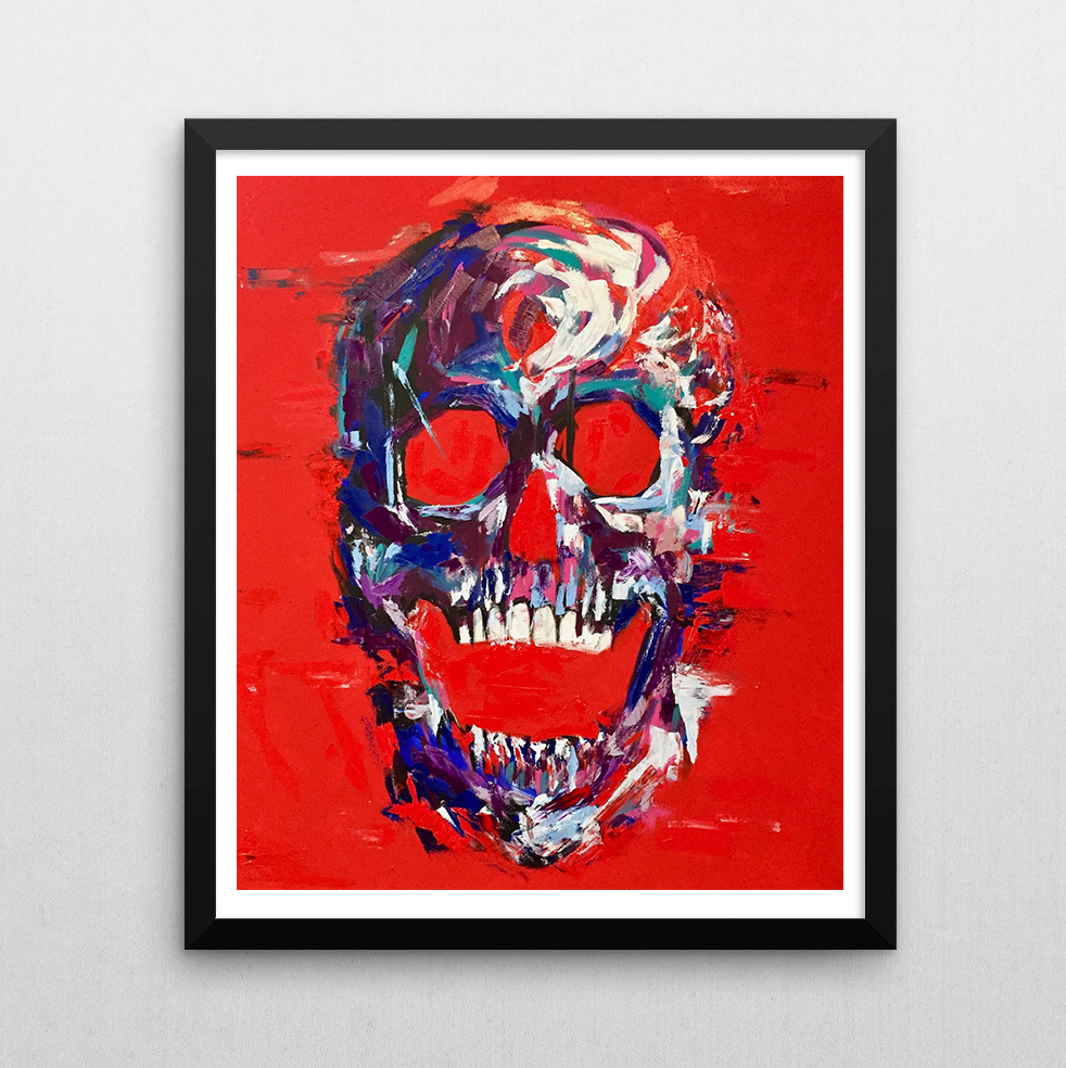 Print Red Skull